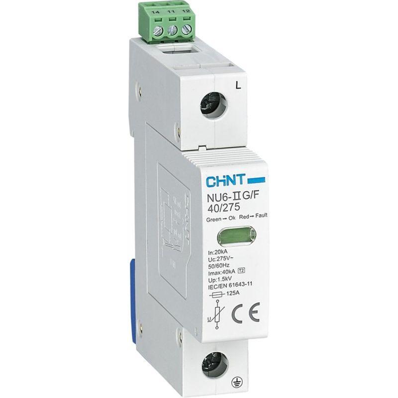 Ограничитель импульсных перенапряжений NU6-IIG 1п In=40кА Uc=440В Im=100кА (R) CHINT 368970