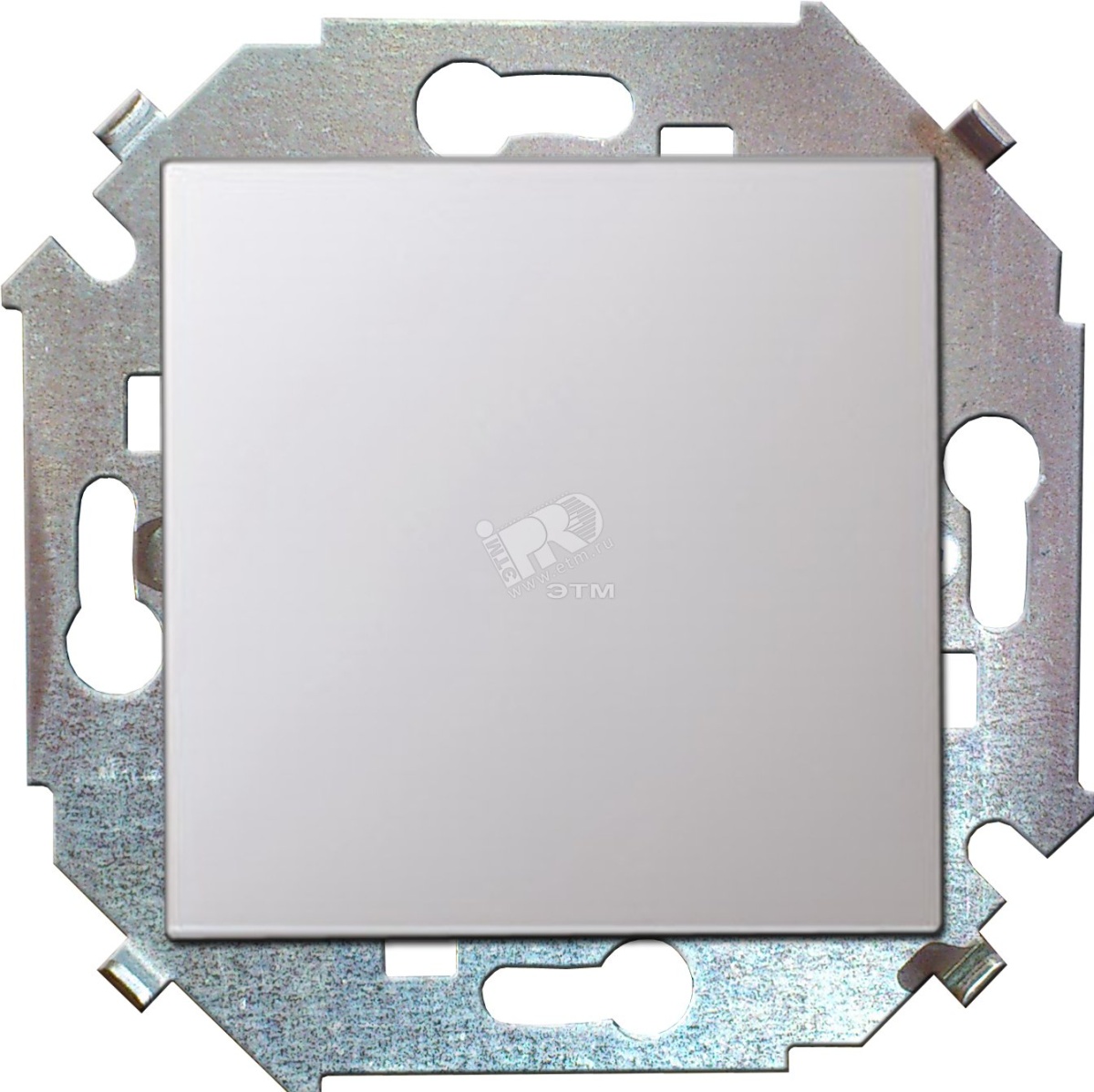 Выключатель одноклавишный, 16А 250В винтовой зажим, белый