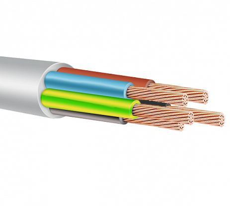 Провод ПВС 5х1 380В Б (бухта) (м) ЭЛЕКТРОКАБЕЛЬ НН 000010195