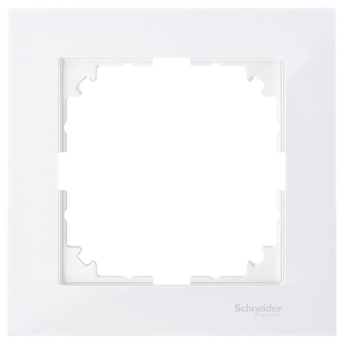 Рамка 1 пост Schneider Electric MERTEN M-PURE, полярно-белый, MTN4010-3619