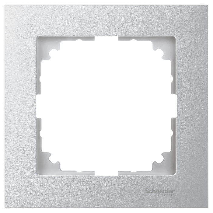 Рамка 1 пост Schneider Electric MERTEN M-PURE, алюминий, MTN4010-3660